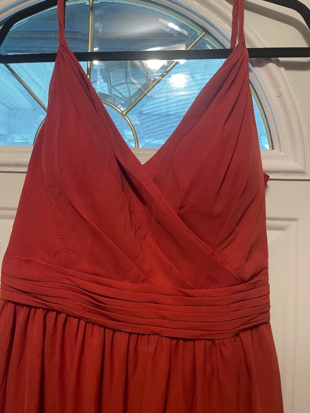 AW Bridal Red Rust gown, size 12 fits small